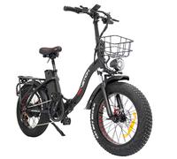 CT20 - Vélo électrique frein à huile, batterie 250 W, 48 V et 20 AH - Noir