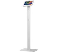 CTA Digital: Support de sol fin de qualité supérieure avec plaque VESA et base pour iPad Pro 10,1" 11", iPad Air, iPad Gen. 5/6, iPad Pro 10.5, Galaxy Tab A 9.7", Galaxy Tab 3 et plus, blanc