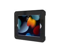 CTA Digital Support mural antivol sécurisé en acrylique pour iPad - Support mural sécurisé - iPad 10,2" - iPad Air 3 - iPad Pro 10,5" - Noir - Pad-asveb
