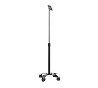 CTA Digital Support Roulant VESA - Compatible CTA VESA - Support Roulant réglable en Hauteur pour Bureaux médicaux, laboratoires, salles de Classe, et Plus (Pad-CGSVP), Noir, 177,8 x 44,5 x 44,5 cm