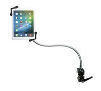 CTA Pad-HGT Support col de Cygne Robuste pour iPad 10e génération 11" iPad 7e/8e/9e génération 10,2" Surface Pro 4 Surface Go 3 et Autres tablettes 7-13" Noir