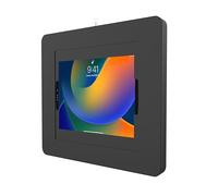 CTA Support Mural verrouillable de qualité supérieure avec boîtier de Verrouillage Robuste et routage intérieur des câbles pour iPad Pro 12,9", Surface Pro 3, 4, 5, 6, 7, 8, X (Pad-PLWB) - Noir