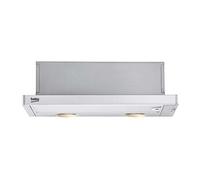 Beko CTB 6250 XH - Hotte - Téléscopique - largeur : 59.8 cm - profondeur : 28 cm - evacuation & recyclage - acier inoxydable Inox, Acier inoxydable G