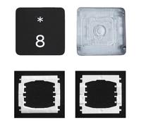 CTBDZ Capuchon de clé individuel avec charnière de rechange pour MacBook Pro 13" 15" modèle A1706 A1707 A1708 2016-2017 année (clé "* 8")