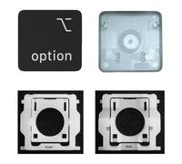 CTBDZ Capuchon de clé individuel avec charnière de rechange pour MacBook Pro M1 M2 A2141 A2251 A2289 A2338 A2442 A2485, remplacement pour MacBook Air A2179 A2337 A2681 (touche option gauche)