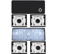 CTBDZ Capuchon de touche individuel avec charnière de rechange pour MacBook Pro (M1 M2) A2141 A2251 A2289 A2338 A2442 A2485, remplacement pour clavier MacBook Air A2179 A2337 A2681 Capuchon de touche