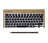 CTBDZ Capuchons De Touches De Clavier Azerty Français Rechange pour MacBook Air 15" M2 M3 M4 A2941 A3114 A3241 2022-2025,pour MacBook Air M2 M3 M4 Retina 13" A2681 A3113 A3240 Keyboard (Minuit)
