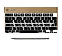 CTBDZ Touches de rechange pour MacBook Air (M2 M3 M4) 13" 15" A2681 A3113 A2941 A3114 Clavier 2022-2025 (minuit, EU-Russian-1)