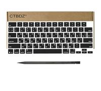 CTBDZ Touches de rechange pour MacBook Air & Pro/Max (M4 M5) 13", 14", 15", 16" A3240 A3241 A3448 A3449 A3434 A3428 A3429 (2025-2026) année (noir, US-Russian-1)