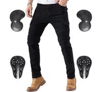 CTBQiTom Pantalon Moto Homme, Protections CE Niveau 2