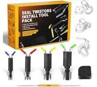 CTcar Kit d'outils de montage de joint hydraulique professionnel (6 pièces) pour coupe U et bagues de piston, compatible avec bloc de poignée et crochet multifonction 20-165 mm