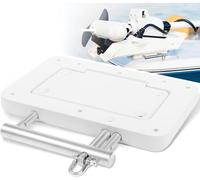 CTcar Support à dégagement Rapide pour Moteur électrique Garmin Force Kraken - Remplacement OEM [010-12832-60] - Antivol et anticorrosion - Blanc