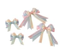 CTCOIJRN Bandeau oreilles d'ours for femmes et filles, accessoires de cheveux Lolita avec nœud, bandeaux d'animaux Bandeaux(4Pcs Bow)