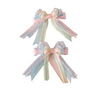 CTCOIJRN Bandeau oreilles d'ours for femmes et filles, accessoires de cheveux Lolita avec nœud, bandeaux d'animaux Bandeaux(2Pcs Bow)