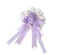 CTCOIJRN Bandeaux en dentelle violet for femmes, bandeau Lolita avec nœud, chapeau haut-de-forme, bandeaux à la mode, accessoires de costumes Bandeaux(Hair Clips)