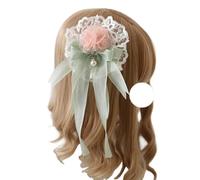 CTCOIJRN Bandeaux for femmes et filles, coiffure Lolita, bandeaux en dentelle, accessoires for cheveux Bandeaux(Hair clip)