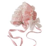 CTCOIJRN Bandeaux larges for femmes, bandeau Lolita en dentelle rose, cerceau for cheveux, bandeaux à la mode, accessoires de Costume Bandeaux(Type C)