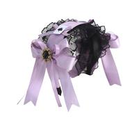 CTCOIJRN Bandeaux magiques noirs violets for femmes, bandeau gothique Lolita à la mode, accessoires for cheveux for filles Bandeaux(Hair Band)