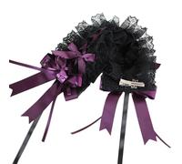 CTCOIJRN Bandeaux roses antidérapants for femmes, bandeaux gothiques lolita à la mode, joli bandeau for filles, accessoires de cheveux Bandeaux(Headbands)