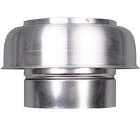 CTCOIJRN Bouchon de capot de cheminée, anti-courants d'air vers le haut, protection contre les oiseaux, ventilation en aluminium, protection contre la pluie et la neige, extrémité de protection de