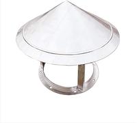 CTCOIJRN Bouchon de capot de cheminée en fer galvanisé, pour conduit de ventilation, chapeau de pluie, capuchon de protection pour tuyau de pluie, capuchon de protection pour poêle de chauffage, tuyau