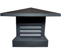 CTCOIJRN Capuchon de cheminée en alliage d'aluminium - 25 x 25 cm (25 x 25 cm)