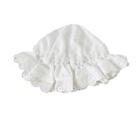 CTCOIJRN Chapeau en Dentelle Lolita Mignon for Femmes, Bonnet, Bandeaux en Dentelle, Accessoires for Cheveux, Couvre-Chef Bandeaux(Bianco,One Size)