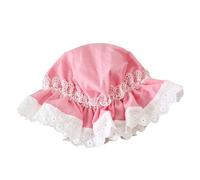 CTCOIJRN Chapeau en dentelle Lolita mignon for femmes, Bonnet, bandeaux en dentelle, accessoires for cheveux, couvre-chef Bandeaux(Rose Pink,1 Count)