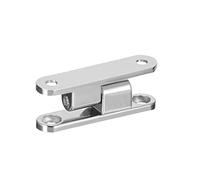 CTCOIJRN Charnières de porte amovibles pour armoire - Argenté - Montées sur une porte