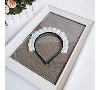 CTCOIJRN Coiffe Lolita, bandeau, accessoires, cerceau for cheveux, vintage japonais doux lolita en dentelle avec nœud, couvre-chef, bandeau for cheveux, accessoires for cheveux quotidiens, bandeaux 2