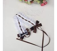 CTCOIJRN Coiffure Lolita, bandeau, accessoires, cerceau for cheveux, dentelle douce for fille, bandeau Kawaii avec nœud en ruban, couvre-chef for femme, bandeau Loli foncé, accessoires for cheveux, 2