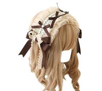 CTCOIJRN Lolita - bandeaux de demoiselle d'honneur for femmes et filles, bandeau en dentelle douce, accessoires for cheveux, fête Cosplay Bandeaux(Green Headbands)