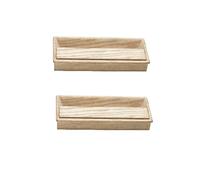 CTCOIJRN Poignées de tiroir, poignées de tirage en bois, poignées de tiroir 2 pièces poignée de porte d'armoire en bois en rondins poignée dissimulée poignée invisible intégrée poignée de porte d'armo