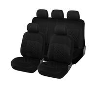 CTCYWLWAYZ Coussin de siège Ensemble De Housses De Siège Auto pour Citroen C3 Protecteurs de siège(Noir)
