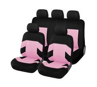 CTCYWLWAYZ Coussin de siège Ensemble De Housses De Siège Auto pour Citroen C3 Protecteurs de siège(Rose)