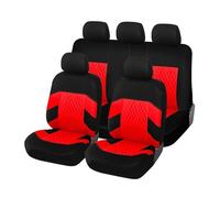 CTCYWLWAYZ Coussin de siège Ensemble De Housses De Siège Auto pour Citroen C3 Protecteurs de siège(Rouge)