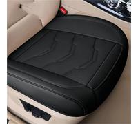 CTCYWLWAYZ Housse siège Auto Housse Siège Auto Housses Coussin en Cuir PU Sièges Intérieurs Tapis Protection Quatre Saisons Universel(1 pièce Avant Noir)
