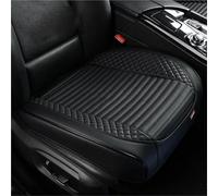 CTCYWLWAYZ Housse siège Auto Housse Siège Voiture Universelle Trou Entièrement Enveloppé Coussin Avant PU Respirant Protection Chaise Automatique(Noir 1PC)