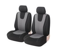CTCYWLWAYZ Housse siège Auto Housses Siège Voiture Coussin Protection pour Citroen C2 C3 C4 pour Cactus C5 pour Picasso C6 DS3 DS4 DS5(2 Places - Gris)