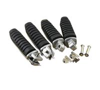 CTCYWLWAYZ Repose Pieds Moto pour Suzuki GSR750 GSR400 GSR600 SFV650 GSXR1300 GSF1250 GSX400 SV400 Pièces De Moto Repose Pieds Avant Arrière Repose Pieds Marchepied Moto(Devant ET DERRIÈRE)