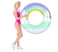 CTDMJ Bouée Gonflable Anneau De Natation Bouee Piscine Bouée Adulte Anneau Natation À Paillettes avec Poignée Anneau de Natation Gonflable pour Piscine Bouée Piscine pour Adultes et Enfants