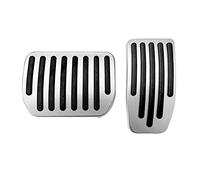 CTDMJ Model 3 Model Y Antidérapant Couvre-pédale, Tesla Performance Pedals Model 3 et Model Y Couvre-pédale d'accélérateur et de Frein antidérapant, Compatible avec Tesla Model 3/Y, Argent