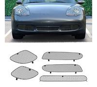 CTDOESO 5 pièces Grille de Radiateur de Moto Grille de Protection Grille de Protection pour Porsche 986 Boxster/S 1997-2002