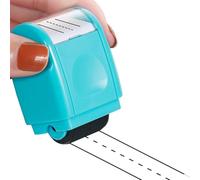 CTDWNT Rouleau de timbre pour entraînement à l'écriture manuscrite, rouleau de tampon pour piste de course, rouleau de tampon auto-encreur pour enseignants, enfants, maternelle