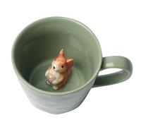 Cteahrow Tasse à café ICA ISA J'ai oublié, cadeau d'anniversaire drôle de Noël, tasses à café de um et papa, cadeau de couple d'anniversaire, tasse à café avec citations amusantes (Écureuil)