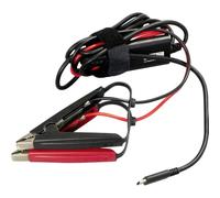 CTEK CS Free USB-C Cable Pinces pour Batterie 12V, Portable | Alimentez le CS Free via la batterie de service 12V, utilisable partout, connexion rapide