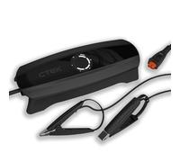CTEK CS ONE (Gen 2) avec Wi-Fi, chargeur de batterie intelligent 12 V et mainteneur avec contrôle par application, surveillance à distance, charge adaptative et pinces sans polarité pour voiture et