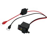 CTEK Indicator Panel 1,5M, Indicateur LED Monté sur Panneau Indiquant État de Charge de la Batterie et Quand Charger, pour Batteries 12V Plomb-Acide, pour Voitures, Motos et Autres Véhicules