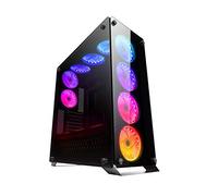 CTesports Orion Boîtier de Jeu Complet avec 4 Panneaux en Verre trempé, Espace pour 12 Ventilateurs de 120 mm