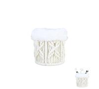 CTForest Pot à crayons macramé, Rangement lunettes corde coton, Porte crayons crochet, pour Table, Bureau, Table de Chevet, Bureau